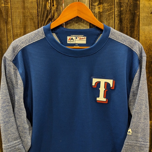 Majestic Other - Majestic Authentic Texas Rangers Thermabase
